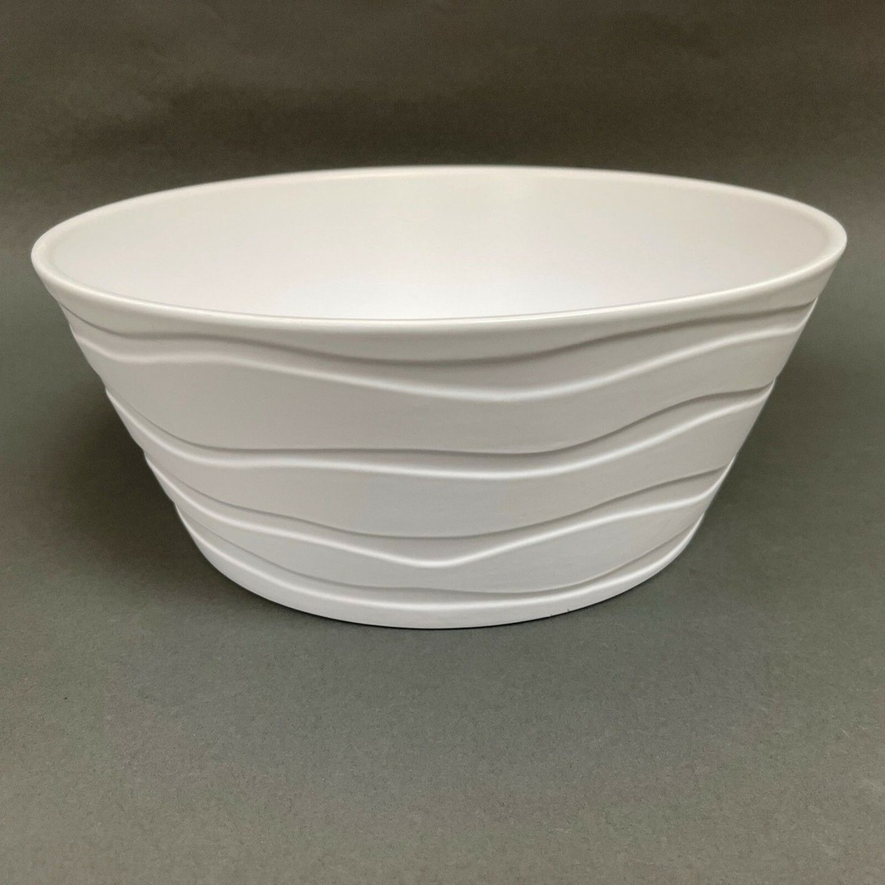 Large White Serving Bowl Made in Germany 12" across x 4 3/4" High